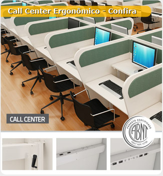 Baia para Call Center Ergon�mico